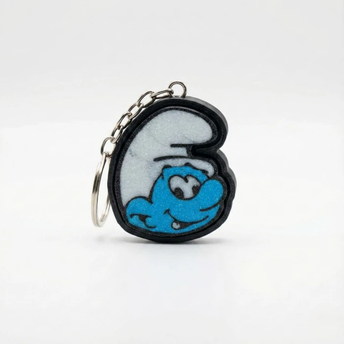 Şirinler ve Şirine İkili Avantaj Seti - Mekanik Switch Fidget Anahtarlık (2 Adet)