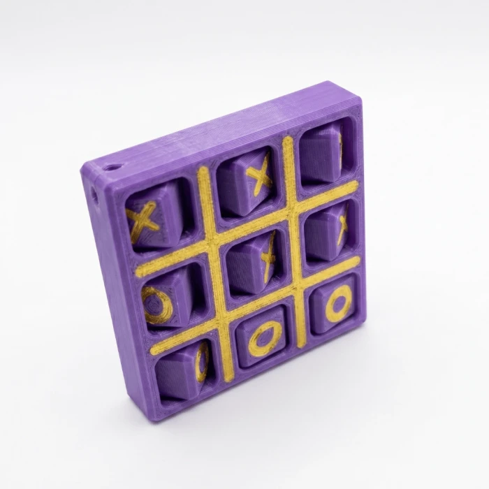 Violet Altın 3D XOX Oyun Seti – Premium Karne Hediyesi | Öğretmenden Öğrenciye Sınıf Hediyesi | Tatil Temalı İsim Kartlı