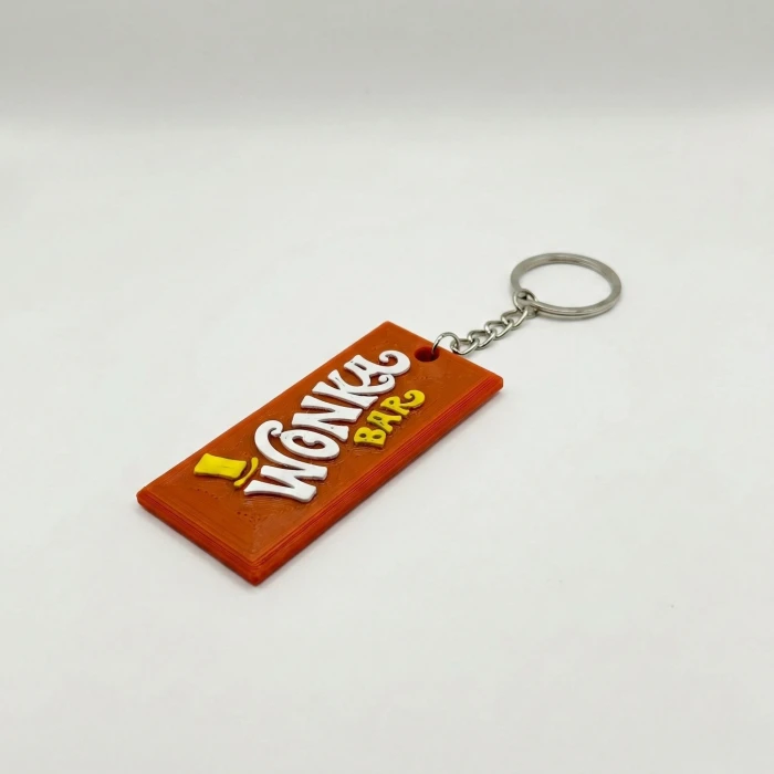 Willy Wonka Bar Özel Tasarım 3D Anahtarlık