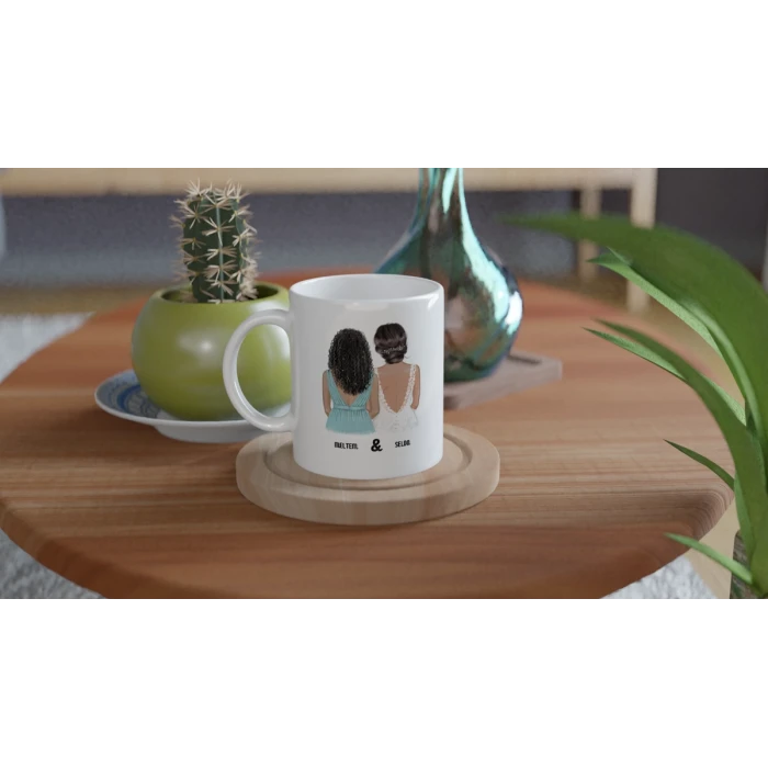 Yakın Arkadaşlar İsim Baskılı Kupa Bardak