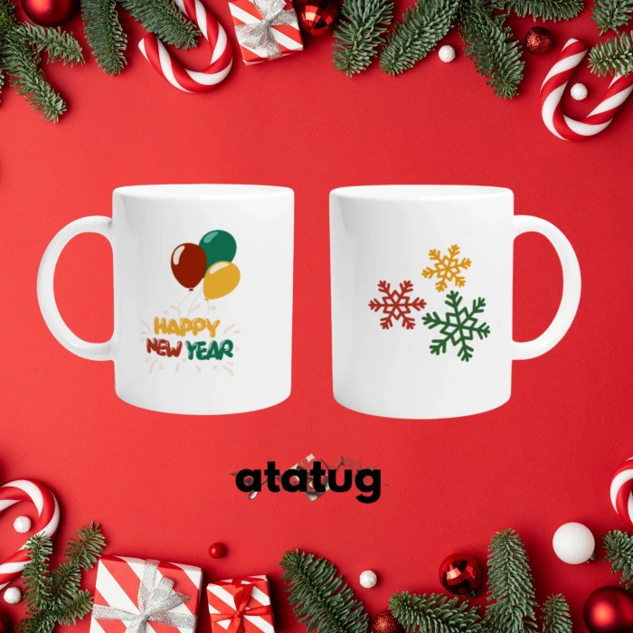 Yılbaşı Temalı Kupa Bardak KB-42