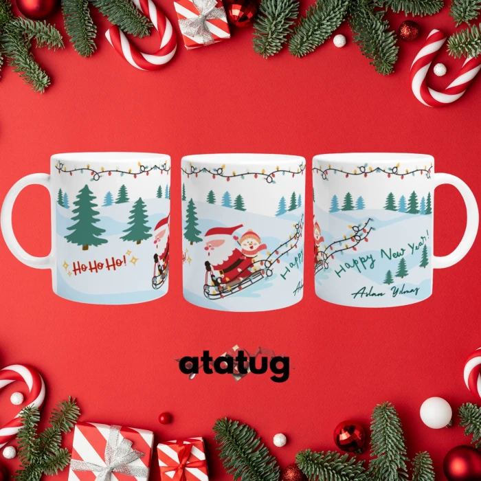 Yılbaşı Temalı Kupa Bardak KB-55