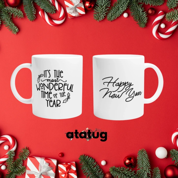 Yılbaşı Temalı Kupa Bardak KB-58