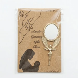 Kraft Tasarımlı Melek Aynalı Anneler Günü Hediyeliği - Kurumsal ve Toplu Sipariş