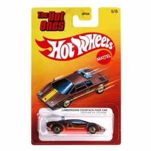 Hot Wheels Lamborghini Countach Pace Car - 1/64 Diecast Model Araba