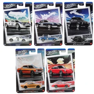 Hot Wheels National Icons Premium 5li Set - 5li Diecast Set 1/64