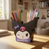Kuromi Temalı 3D Baskı Kalemlik - Sevimli Masaüstü Düzenleyici ve Organizer