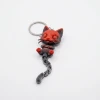 3D Baskı Hareketli Kedi Anahtarlık ve Stres Oyuncağı (Fidget) - Gökkuşağı Renkli