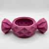 Modern Geometrik Şeker Tasarımlı Dekoratif Kase ve Çok Amaçlı Organizer