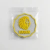 50li Sarı Aslan Temalı İsme Özel Mermer Zemin Magnet Bebek Hediyeliği - Baby Shower ve Dağıtmalık Hatıra