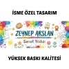 Öğrenciye Özel İsimli Sanat Yıldızı Temalı Kumbara - Yaratıcı Karne ve Sınıf Hediyesi