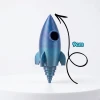 3D Hareketli Uzay Roketi ve Motivasyon Sticker Seti - Öğretmenler İçin Öğrenci Ödül Kiti