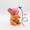 Akıllı Fil Kitap Okuyan 3D Figür ve Sticker Seti – Öğrenci Ödül Hediyesi | Karne ve Yıl Sonu Sınıf Hediyesi | 7cm