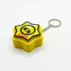Brawl Stars Logosu Tasarımlı 3D Baskı Clicker Fidget Anahtarlık - Sarı Yıldız