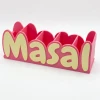 Fuşya Pembe İsimli Kalemlik – Kişiye Özel 3D Baskı Organizer