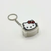 Hello Kitty Tasarımlı 3D Baskı Clicker Fidget Anahtarlık - Eğlenceli Stres Oyuncağı