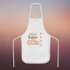 İsme Özel Çocuk Mutfak Önlüğü – “Mini Baker” Tasarım | Polyester Kumaş, Pastel Renkli, Kişiye Özel Hediye