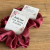 Kına Bekarlığa Veda Düğün Nişan Hediyelik Etiketli Saten Toka Bordo 10 Adet