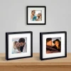 Kişiye Özel 3lü Siyah Sök-Tak Kare Çerçeve Seti (14x14 cm) - Duvarı Delmez & Hediye Kutulu