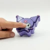 Mor Kuromi Figürlü Mekanik Clicker Fidget Anahtarlık - Basmalı Sesli Stres Oyuncağı
