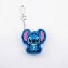 Stitch Tasarımlı Mekanik Clicker Anahtarlık - Sesli Fidget Stres Oyuncağı