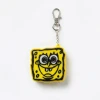 Sünger Bob Kare Pantolon 3D Baskı Fidget Clicker Anahtarlık - Sağlam Metal Askılı