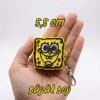 Sünger Bob Kare Pantolon 3D Baskı Fidget Clicker Anahtarlık - Sağlam Metal Askılı