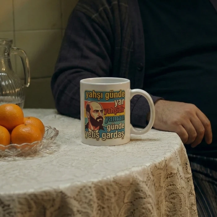 Yahşı Günde Yar Yahşidir Replikli Porselen Kupa - Özel Kutulu Hediyelik