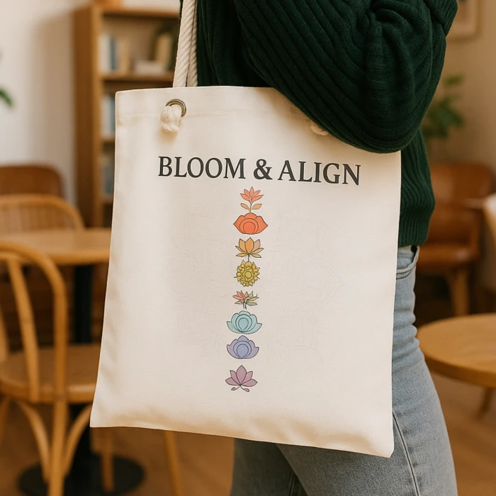 Bloom & Align Halat Askılı Bez Çanta