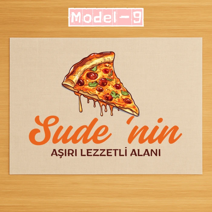 Kişiye Özel Baskılı Keten Beslenme Örtüsü – 28x40 cm – Çocuklara Özel İsimli Tasarımlar