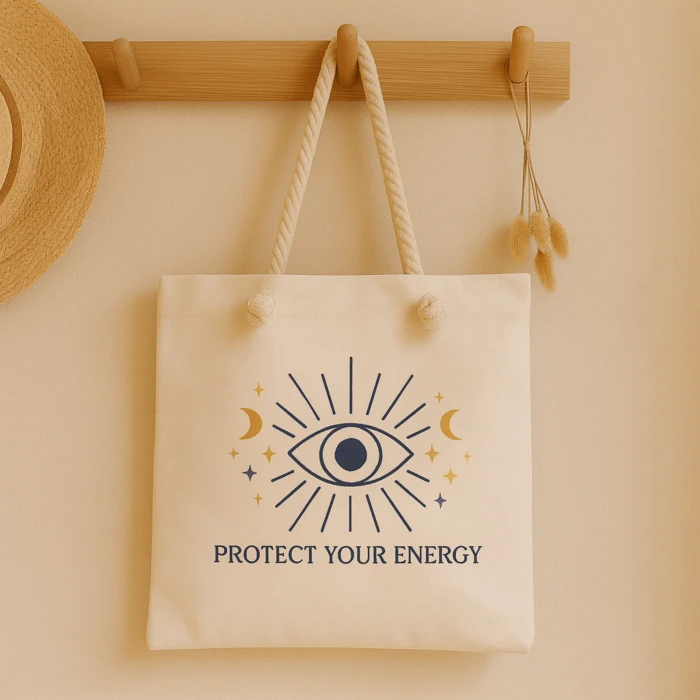 Protect Your Energy – Halat Askılı Bez Çanta