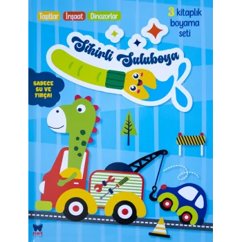 Sihirli Suluboya Seti - Mavi - Ciltli