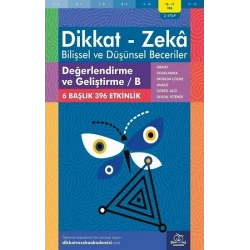 10-11 Yaş Dikkat - Zeka - Bilişsel ve Düşünsel Beceriler - Değerlendirme ve Geliştirme - B 2. Kitap