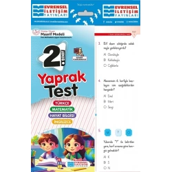 2.Sınıf Maarif Model Tüm Dersler Yaprak Test