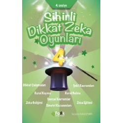 4. Seviye - Sihirli Dikkat Zeka Oyunları 4 (İlkokul)