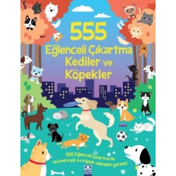 555 Eğlenceli Çıkartma - Kediler Ve Köpekler