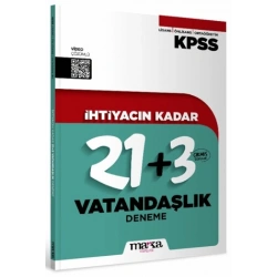KPSS İhtiyacın Kadar Vatandaşlık 21+3 Deneme