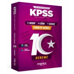 KPSS 2026 Türkiye Geneli 10 Deneme Kolaydan Zora Hedef-Süre-Sonuç