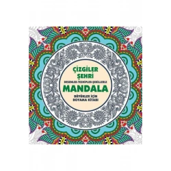Çizgiler Şehri - Mandala (Büyükler İçin Boyama)