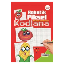 Robotik Piksel Kodlama Kırmızı Kitap