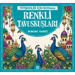 Renkli Tavuskuşları & Yetişkinler için Boyama