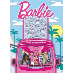 Barbie - Taşlı Çıkartmalarla Etkinlik ve Boyama Kitabı