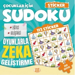 Çocuklar İçin Sudoku - Sticker Hediyeli Zor Seviye 1