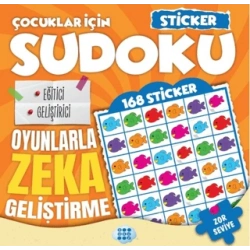 Çocuklar İçin Sudoku - Sticker Hediyeli Zor Seviye 3