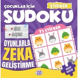 Çocuklar için Sudoku - Sticker Hediyeli Basit Seviye 2