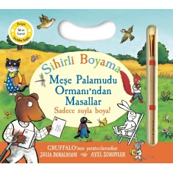 Meşe Palamudu Ormanından Masallar - Sihirli Boyama - Ciltli