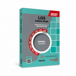 2027 MEB LGS Sayısal Fen Bilimleri Çalışma Kitabı Çıkmış Sorular ve Örnek Sorular Video Çözümlü