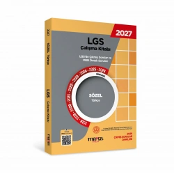 2027 MEB LGS Sözel Türkçe Çalışma Kitabı Çıkmış Sorular ve Örnek Sorular Video Çözümlü