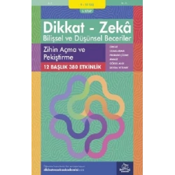 9-10 Yaş Dikkat - Zeka Bilişsel ve Düşünsel Beceriler 5. Kitap - Zihin Açma ve Pekiştirme
