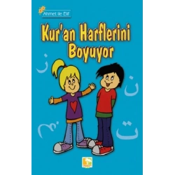 Ahmet İle Elif Kuran Harflerini Boyuyor